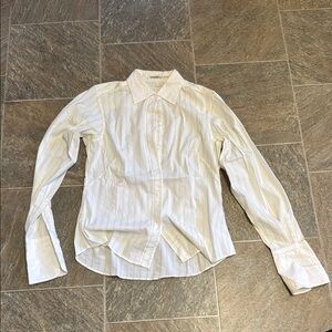 Women’s  White Striped Shirt